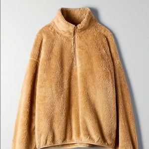 Aritzia Teddy Zip up